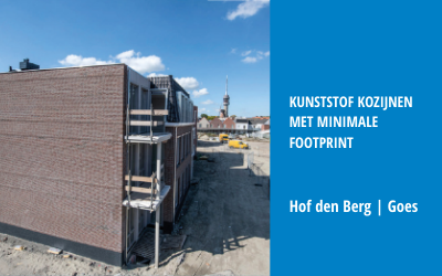 Kunststof kozijnen met minimale footprint voor Hof den Berg te Goes