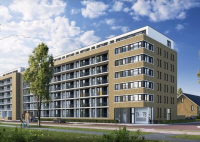 6 woningen en 78 appartementen, Rotterdam, ‘Berberisweg’